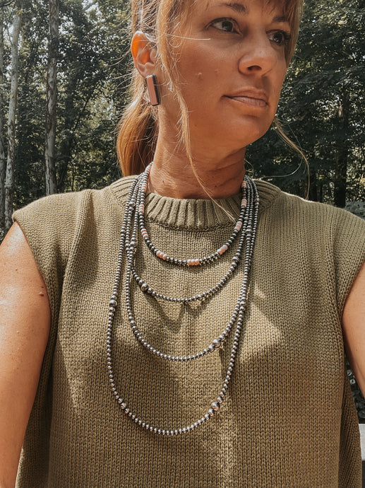 28 inch Graduated Navajo Pearl Necklace