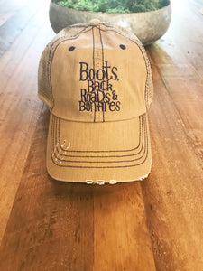 Boots Back Roads & Bonfires Hat